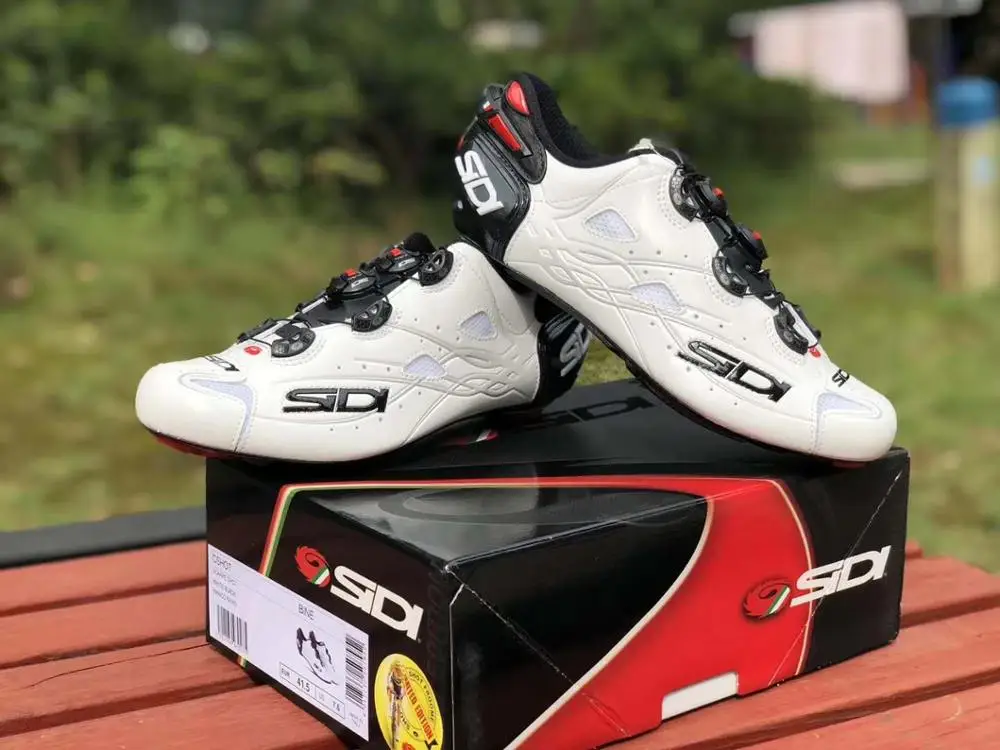 SIDI SHOT2 サイズ40.5 ホワイト 白 シディ SHOT2 ツール覇者も使う