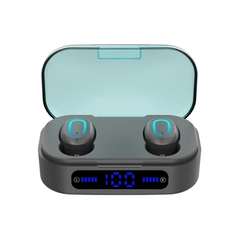 

T20 Wireless Bluetooth 5.0 Earbuds TWS Stereo Noise Reduction Call LED Display Mini Earphones with Charging Case LHB99
