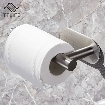 

Kitchen Roll Paper Accessory Wall Mount Toilet Paper Holder Stainless Steel Bathroom Tissue Towel Accessories Rack Holders