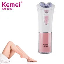Kemei батарея мини удаление волос Электрический Уход за кожей лица Depilador Беспроводная Бритва Эпилятор станок для бритья F35