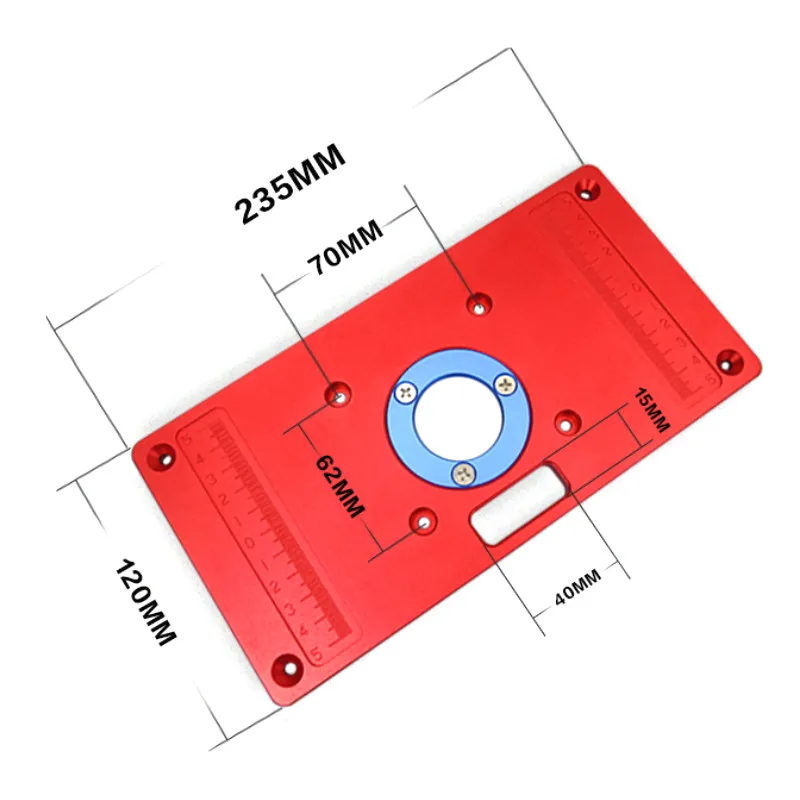 Высокое качество Универсальный фрезерный стол вставная пластина для DIY деревообрабатывающий деревянный триммер роутера модели гравировальный станок