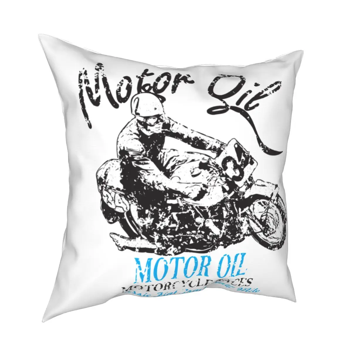 

Motor Oil Racer Classic Pillow Cases American Style New York Vintage Cushion Cover Decorative Pillowcover for Sofa 40x40cm