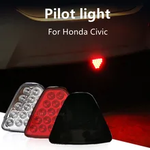 

Universal 12V Triangle Car Brake Lamp 20LED Red F1 Style Car Offroad Low Third Brake Stop Light Day Light For Honda Civic