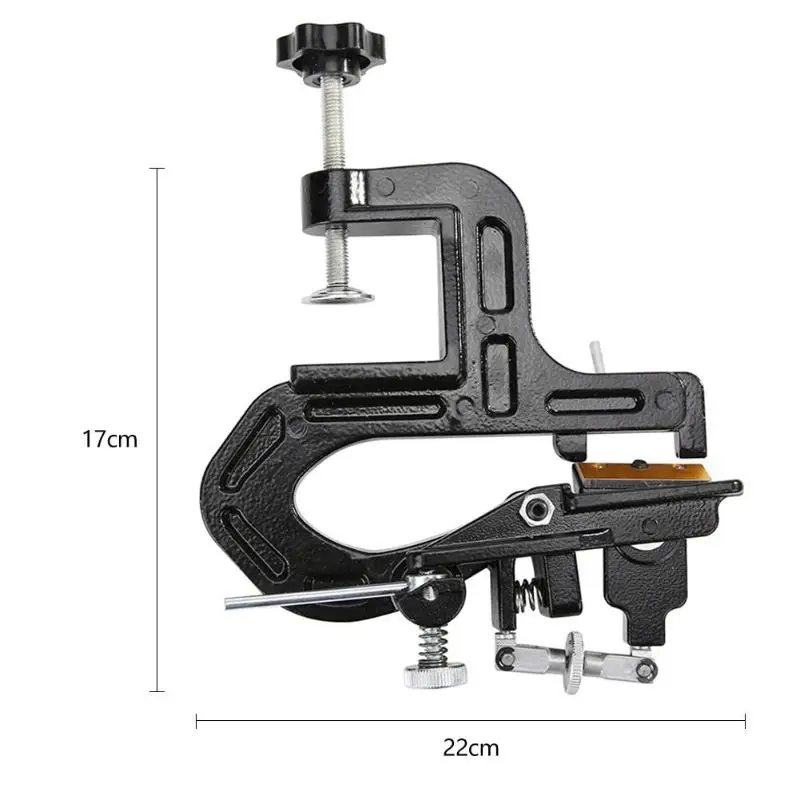 Алюминиевый ручной нож для кожи DIY G-clamp Leathercraft Edge Skiving Cutter экономичная Регулируемая машина для очистки овощей