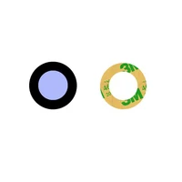 Oryginalny czarny szklany obiektyw aparatu z taśmą zamiennik dla Apple iPhone X XS Max XR 8 7 6s 6 plus szafirowy obiektyw aparatu 2