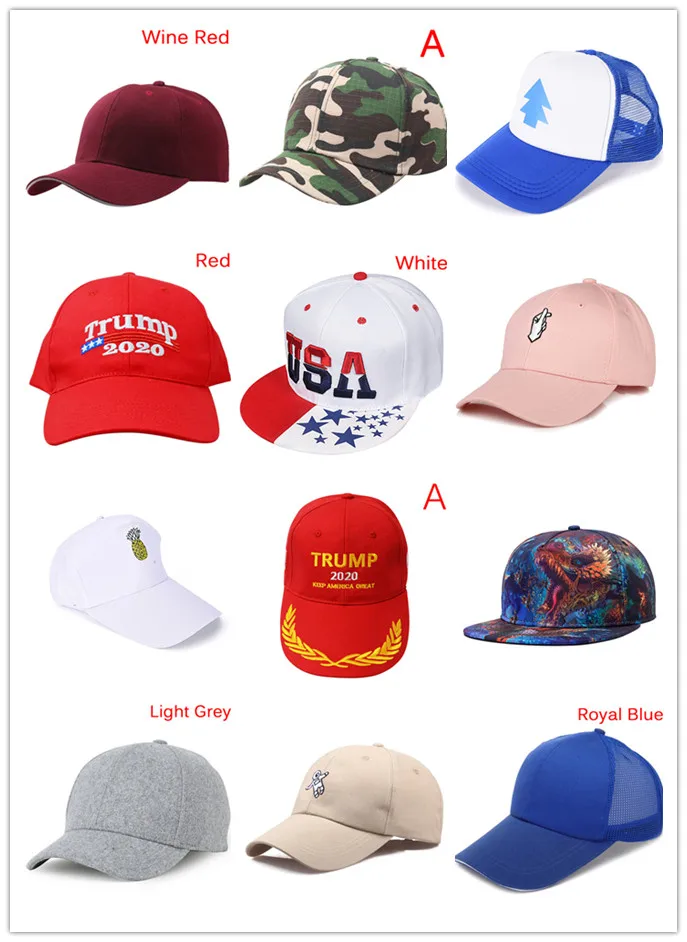 Hot Sale 1 Pc Unisex Baseball Cap Multi Style Men Women Hip Hop Fashion Baseball Hat Cap