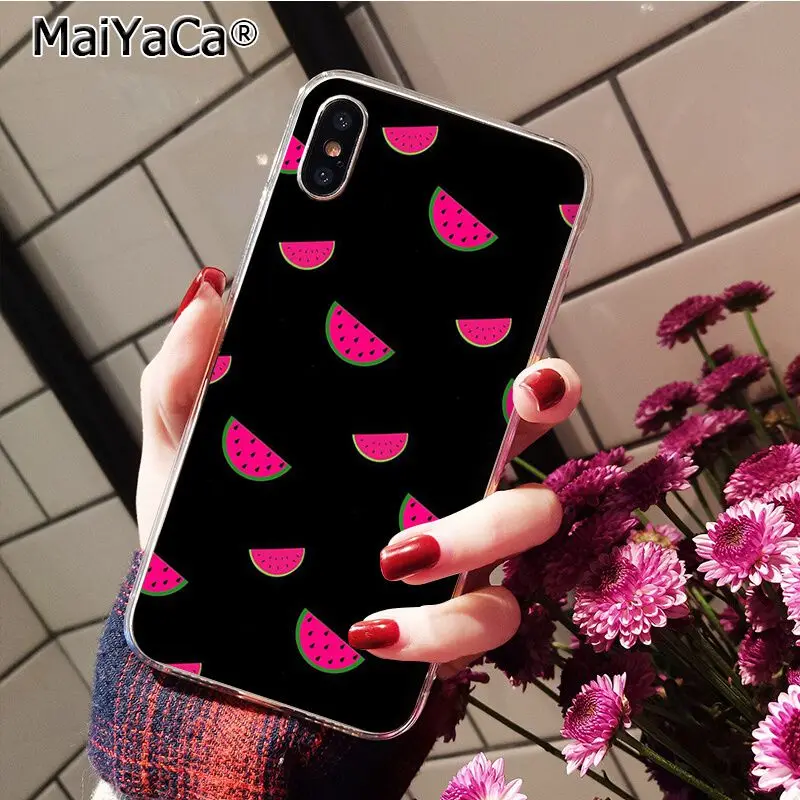Чехол для телефона MaiYaCa с фруктовым арбузом авокадо кокосовым рисунком для iphone 11 Pro 11Pro MAX 8 7 6 6S Plus X XS MAX 5 5S SE XR 10 чехлов