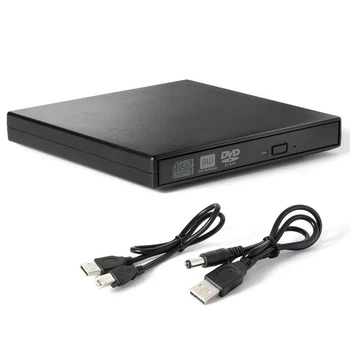 

USB Computer Optical Drive DVD RW Burner Reader Writer Laptops PC Windows 7/8/10 USB 2.0 External CD/DVD ROM Player