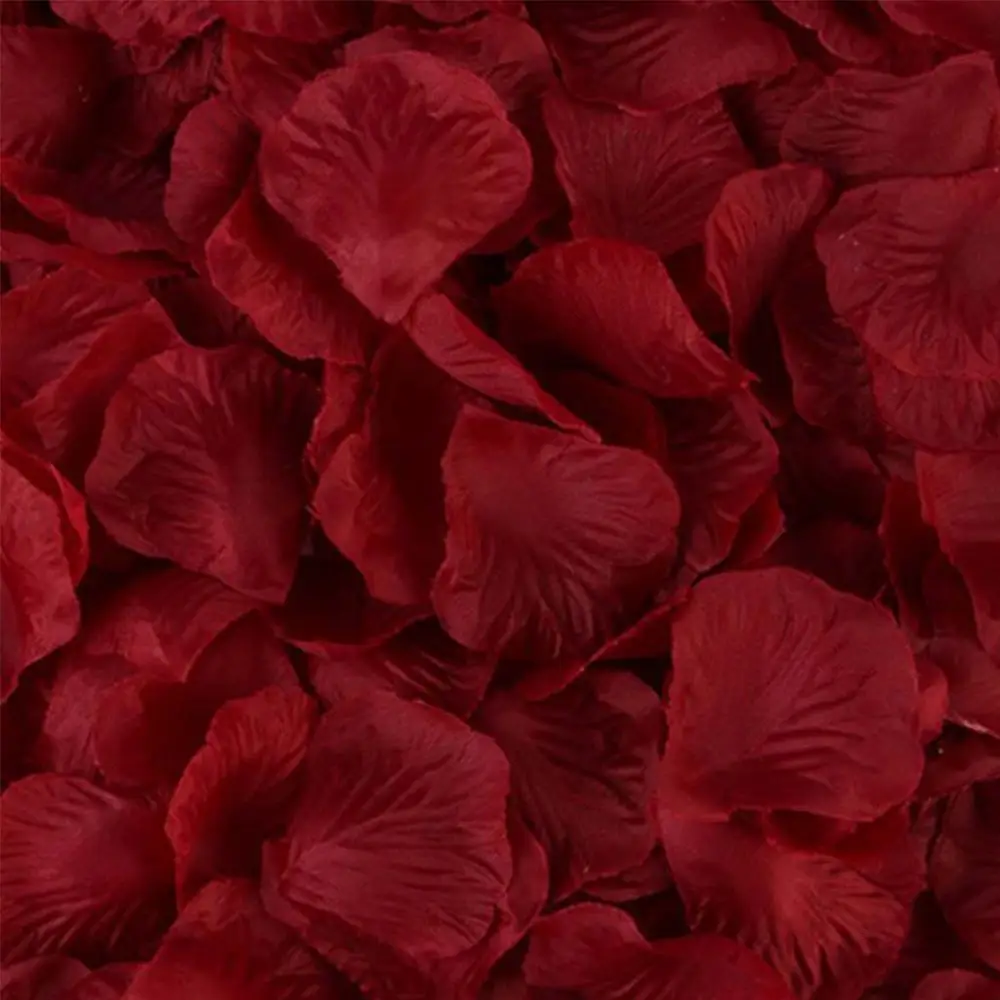 

1000PCS Artificial Flower Petals Silk Rose Flower Petals Dried Rose Petal Flower Carpet Wedding Favor Party Decoration Flowers