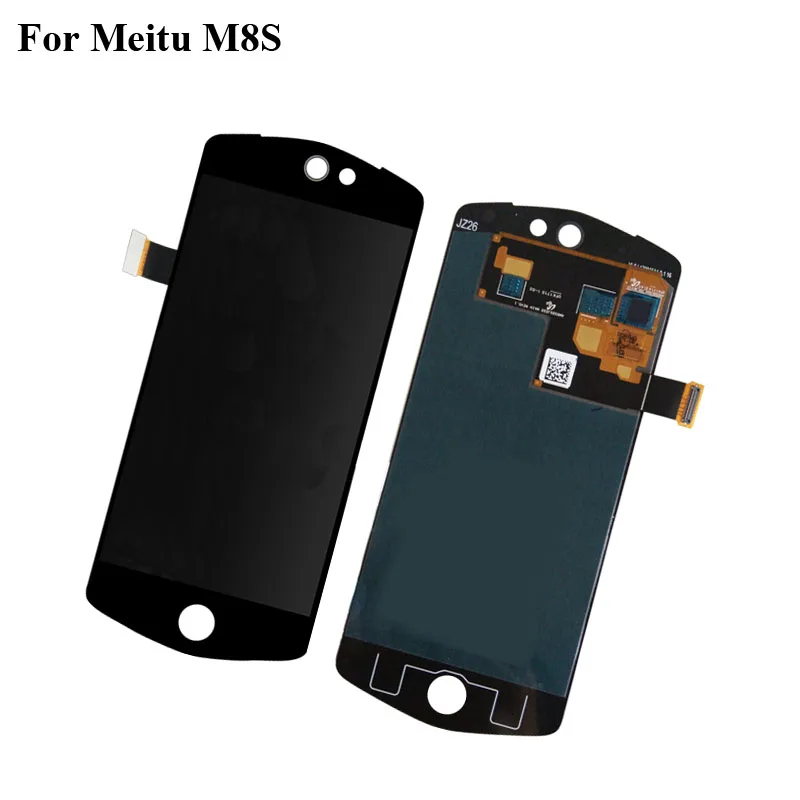  Black LCD+TP For Meitu M8S LCD Display with Touch Screen Digitizer Smartphone Replacement For Meitu