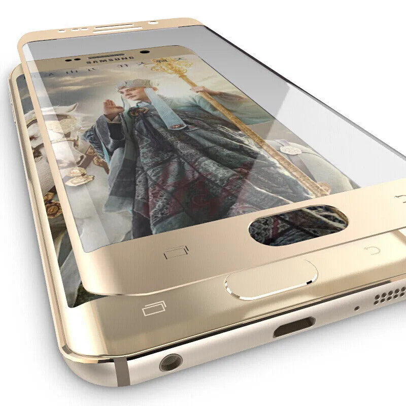 H& A 5D закругленные края полное покрытие Защитное стекло для samsung Galaxy S7 S6 Edge закаленное защитное стекло для экрана S7 Edge - Цвет: Gold