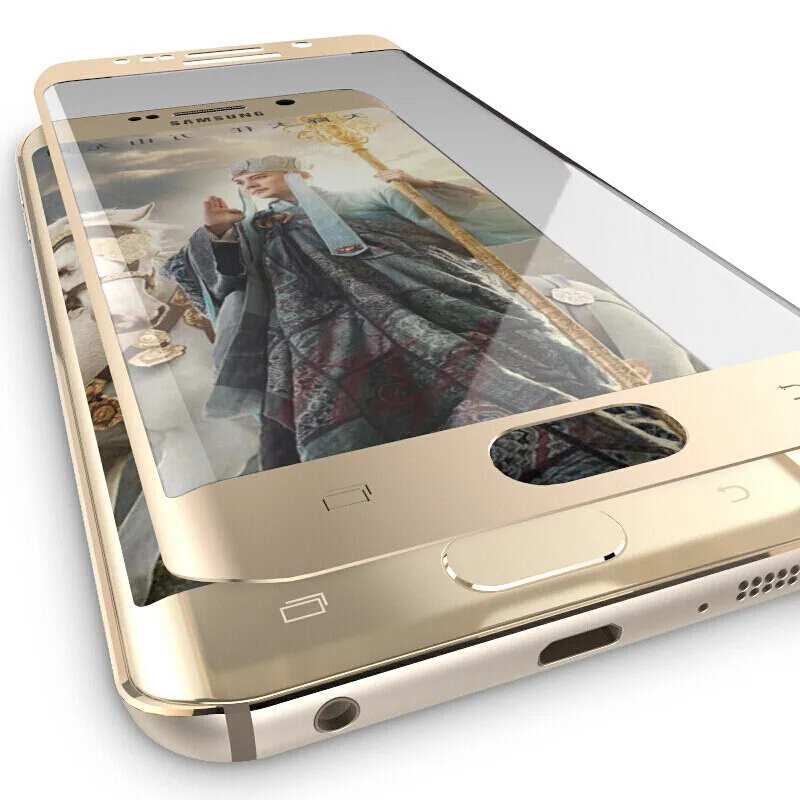 Gold H& A 5D закругленные края полное покрытие Защитное стекло для samsung Galaxy S7 S6 Edge закаленное защитное стекло для экрана S7 Edge - Цвет: Gold