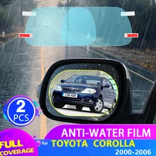 

Car Rearview Mirror Film for Toyota Corolla E120 E130 2000~2006 Full Cover Anti Fog Rainproof Sticker Accessories 2002 2005