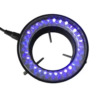 

60 Pcs LED Microscope UV Ring Lamp 60mm Inner Diameter Purple Color Ring Light