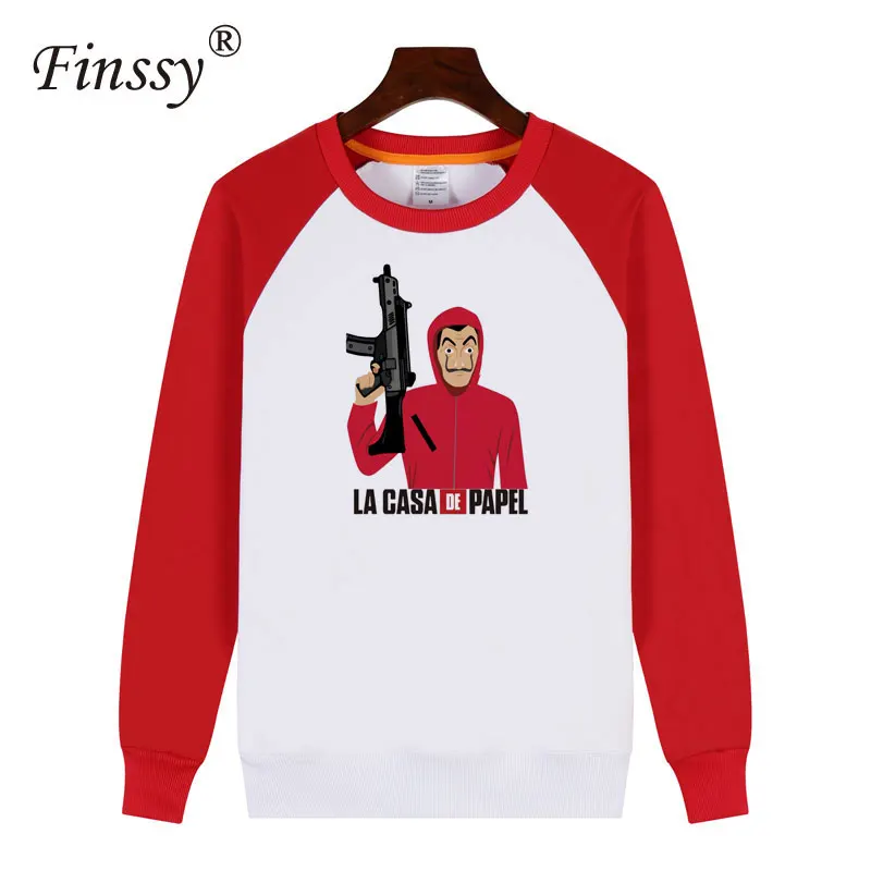 Мужские La Casa De Papel Money Heist House Of paper, женские и мужские зимние теплые толстовки с длинным рукавом и принтом, пальто в стиле хип-хоп, одежда
