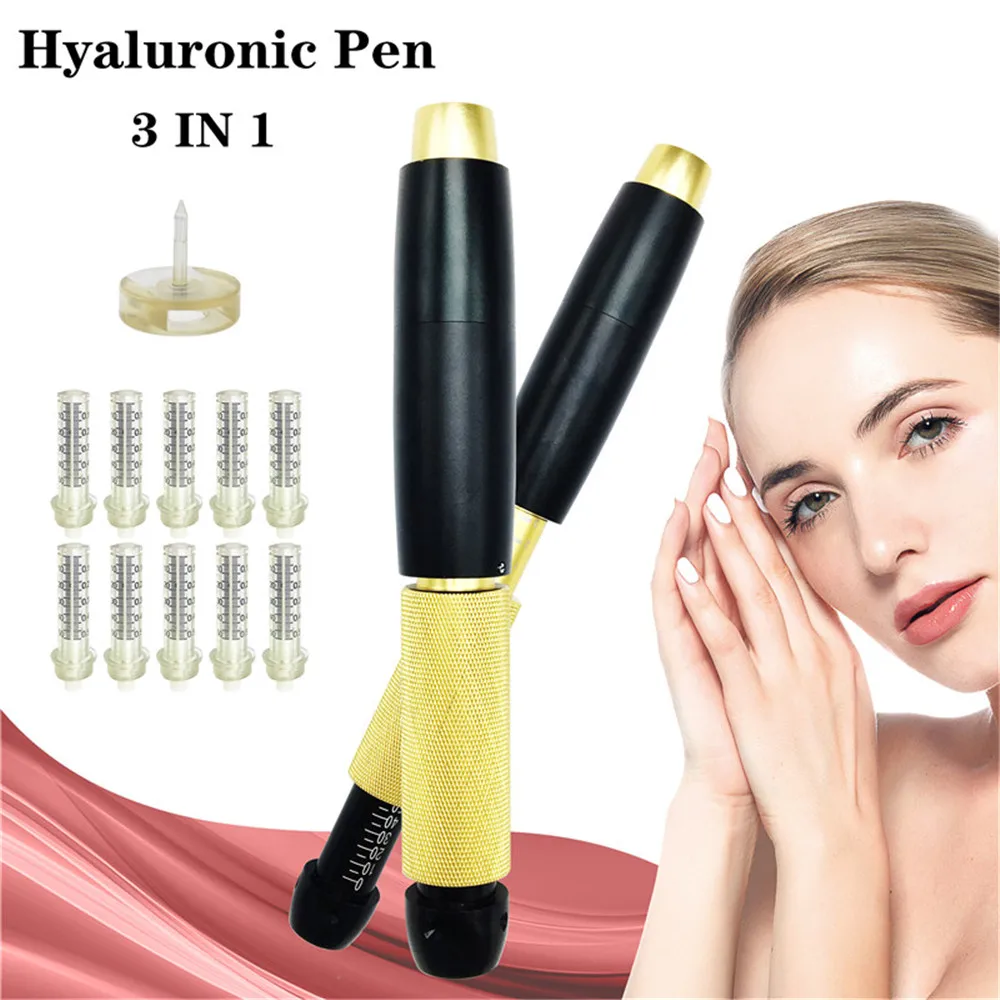 

0.5ml Hyaluronic pen 3-levels pressure adjustable atomizer injection gun lips filler Anti-wrinkle pen
