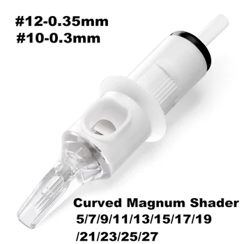 

Tattoo Needles Revolution Cartridge Weaved Magnum Shader #12 (0.35mm needle) 1205M1 1207M1 1209M1 1211M1 1213M1 20pcs/box