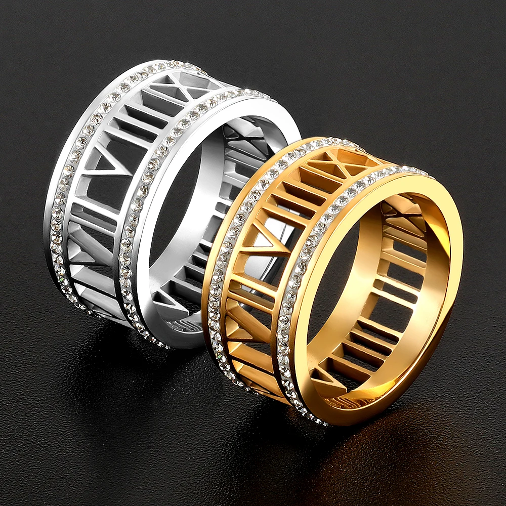 Fashion-Double-Circle-Shining-Jewelry-Middle-Letdiffery-Roman-Numerals ...