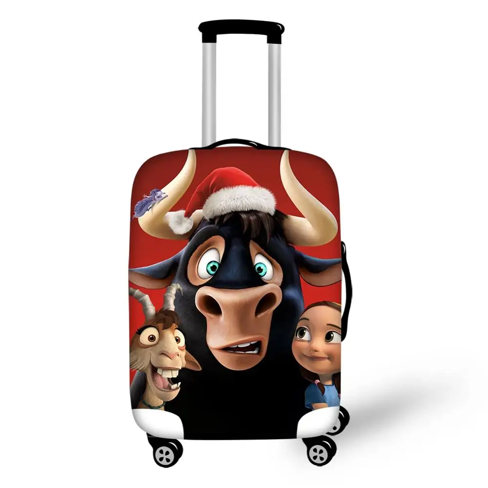 HaoYun багажный чехол для путешествий с рисунком Фердинанда, чехол для чемодана, мультяшный дизайн аниме, эластичный пыленепроницаемый и водонепроницаемый протектор
