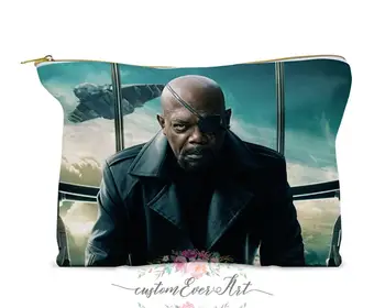 

Nick Fury cosmetic bag Cosmetic Case Cosmetic pouch makeup bag cute travel bag for women gift