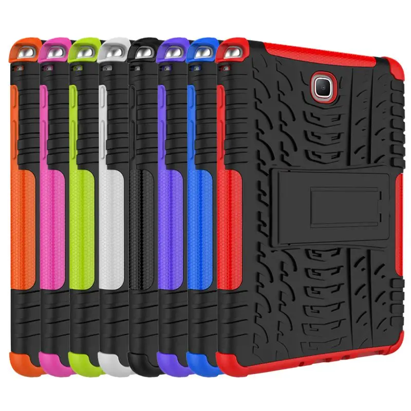 For Samsung galaxy Tab A 8.0 2015 case Tab5 8.0 SM- T350 T355 Tablet Armor case Silicone TPU+PC Shockproof Stand Cover +Film+Pen For Samsung galaxy Tab A 8.0 2015 case Tab5 8.0 SM- T350 T355 Tablet Armor case Silicone TPU+PC Shockproof Stand Cover +Film+Pen