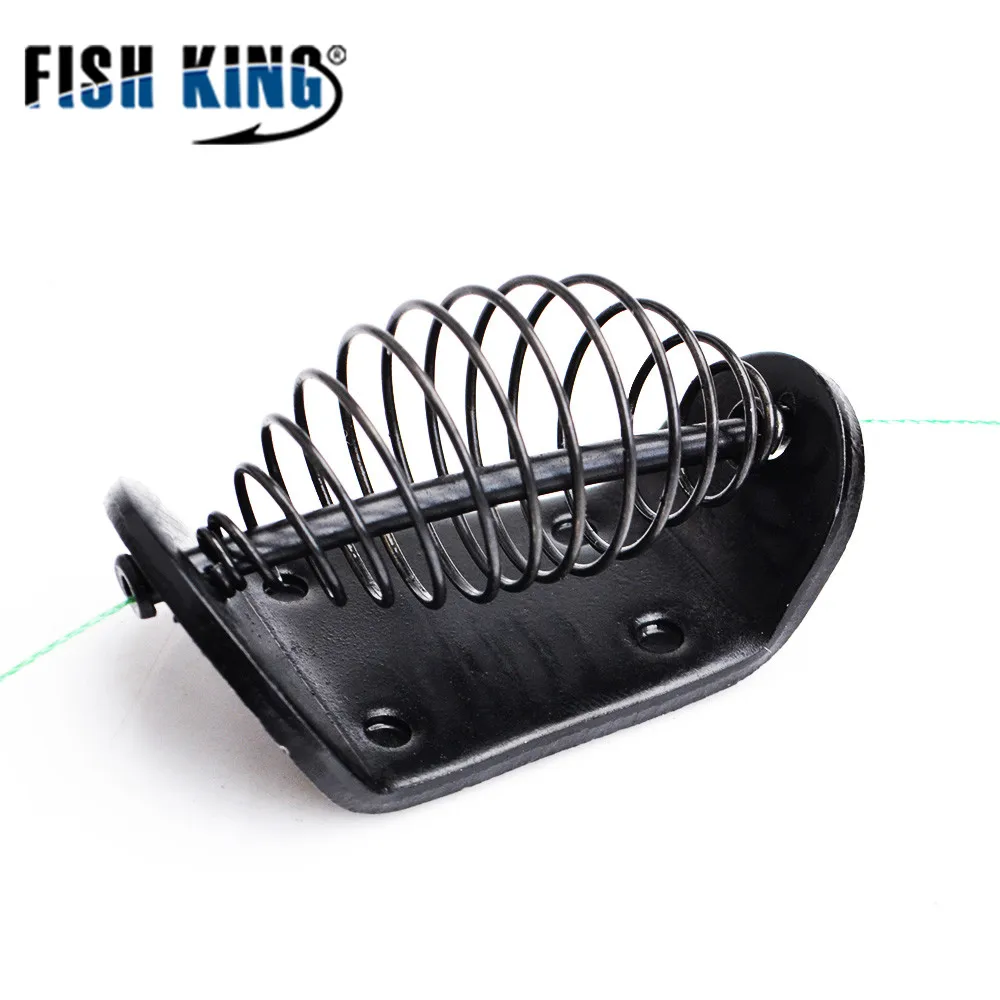 FISHKINGFree 1 шт. 20G-100G Длина 39 см три крючки рыболовные, приманки клетка распределительная Платина «Три в одном» поворачивается на линии Крючки для ловли карпа кормушка