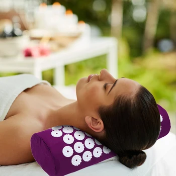 

Practical Acupoint Massage Cushion with Cotton Bag Non Woven Sponge Acupuncture Yoga Mat and Pillow for Relieving Stress