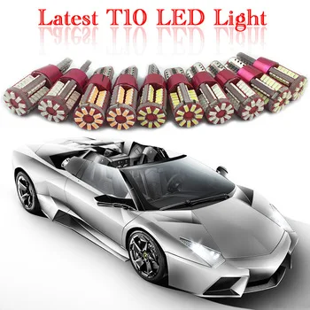 2pcs 57 LED SMD safe High Power Canbus No Error Led W5W T10 Led 5 color For Ford Focus 2