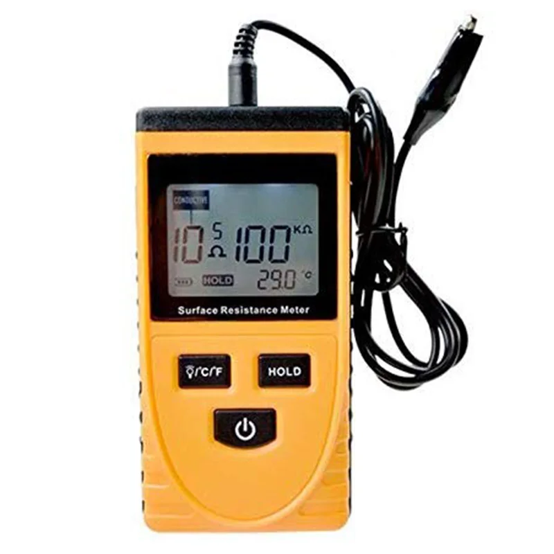 

New GM3110 Surface Resistance Tester Digital Anti-Static Resistance Meter Insulation Resistance Measuring Instrument Detector