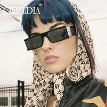 Модные квадратные солнцезащитные очки для женщин Роскошные зеркальные Серебристые черные прозрачные линзы прямоугольные Панк мужские Gafas Оттенки UV400 женские очки