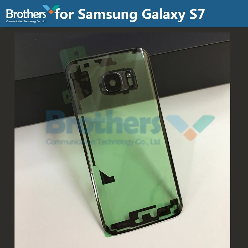 for S7 G930 Для samsung Galaxy S8 S8Plus S9 S9Plus прозрачный корпус батареи для S7 S7edge S6 S6edge S6Plus дверь батареи с камерой стекло - Цвет: for S7 G930