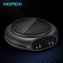 

HOMDD Smart Solar Air Purifier Car Accessories Timing Air Cleaner Negative Oxygen Ions HEPA Filter Aromatherapy Aroma Diffuser