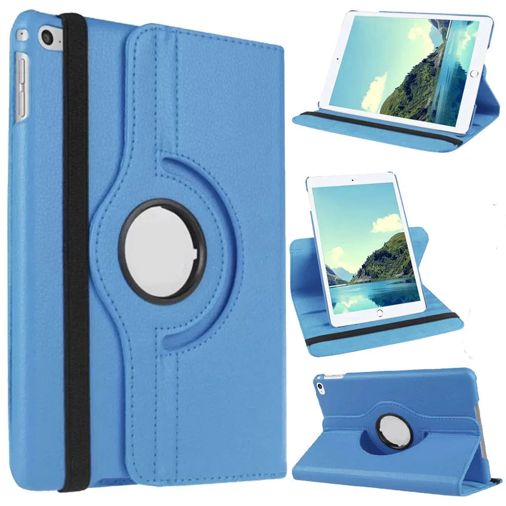 360 Degree Rotate Case Stand Cover For iPad mini 1 2 3 PU Leather Flip Case Smart Cover for iPad Mini 123 Auto Sleep Awake  (2)