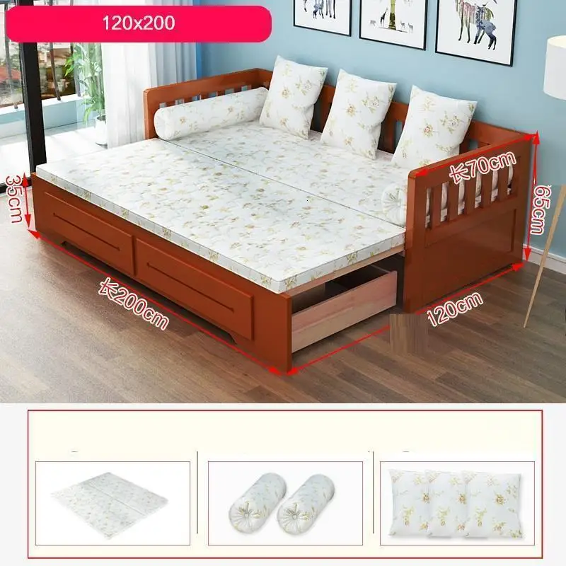 Meuble дом Cama Plegable Copridivano Divano домашний пуховый Para Деревянный Ретро набор гостиной де Сала мебель Mueble диван-кровать