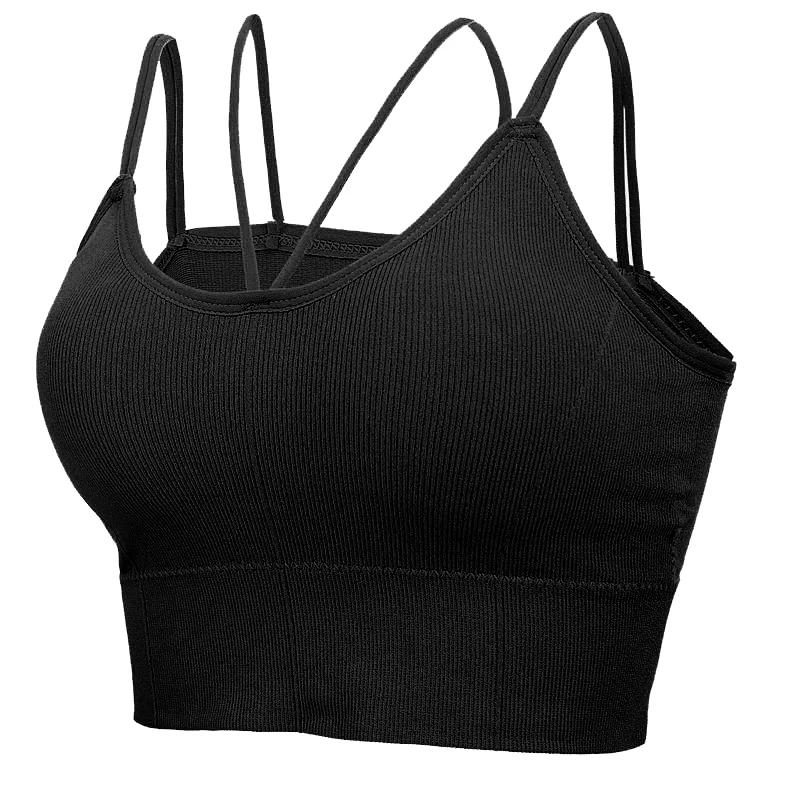 Женский топ на бретельках спереди укороченный женское нижнее белье без рукавов