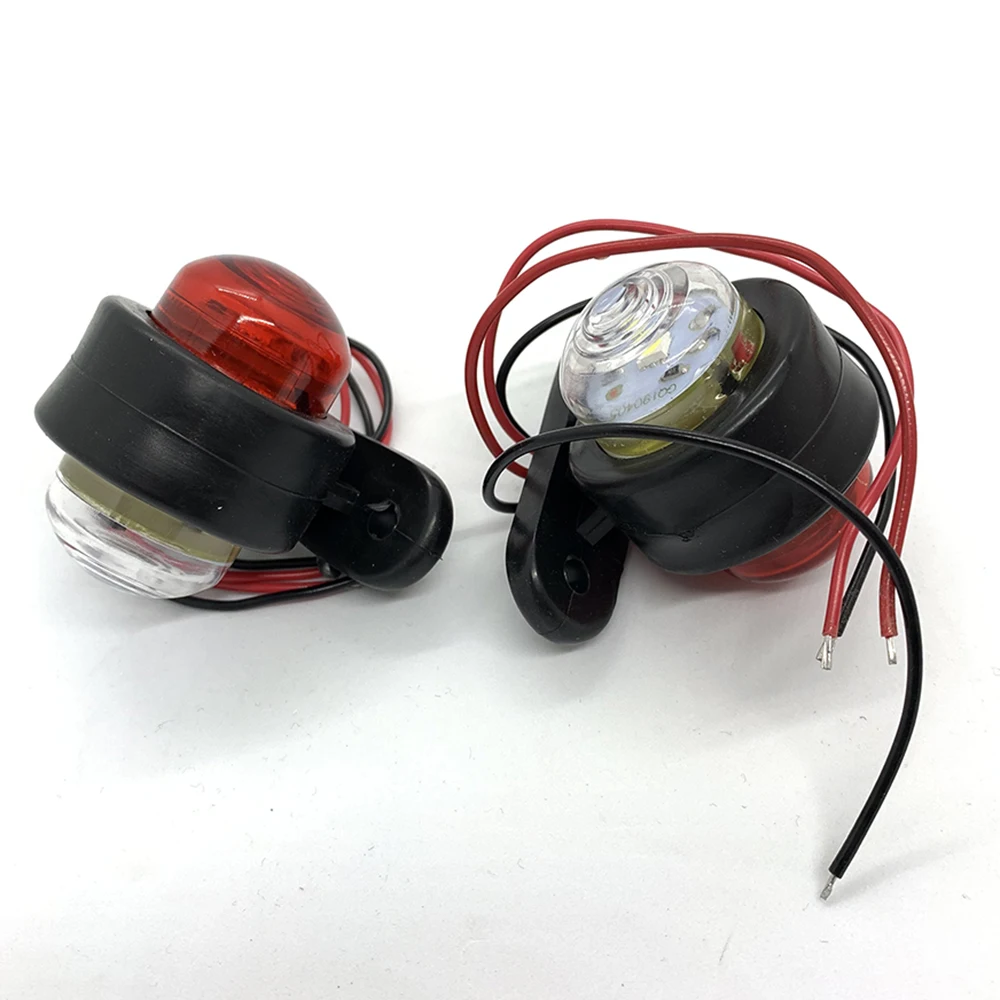 Комплект из 2 предметов, 10 V-30 V Светодиодный Маркер светильник грузовых автомобилей Светодиодный сбоку Водонепроницаемый прочный светильник грузовик габаритный автомобильный фонарь пикап сигнальный светильник Предупреждение светильник