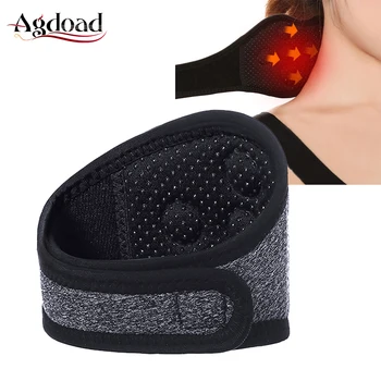 

1pc Self Heating Tourmaline Neck Brace Support Cervical Neck Warmming Product Magnetic Neck Protector Self-heating Pads