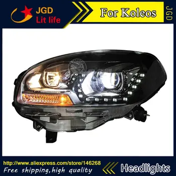

Car styling LED HID LED Renault koleos headlights Head Lamp case for Renault koleos headlight 2012-2014 Bi-Xenon Lens low beam