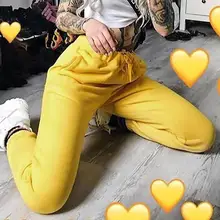 Уличные спортивные штаны женские осенние повседневные однотонные тонкие спортивные свободные брюки с карманами осенние свободные повседневные брюки