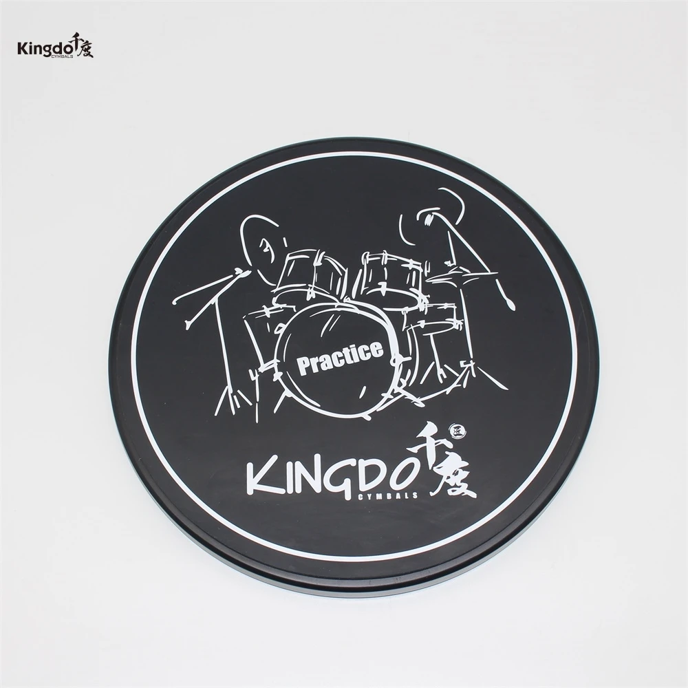 

Kingdo cheap professional 12" practice drum silence sound mute drum