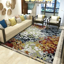 Цветочный ковер, нежный Европейский Стиль, мягкий ковер для гостиной, спальни, кабинета, коврики, домашний декор