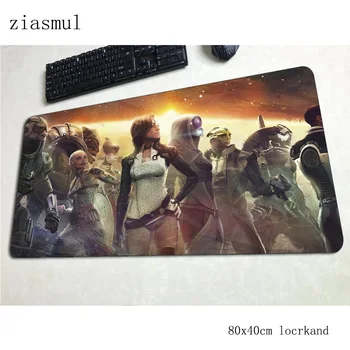 

mass effect mats 800x400x3mm pc gaming mouse pad big keyboard mousepad wrist rest notebook gamer accessories padmouse mat