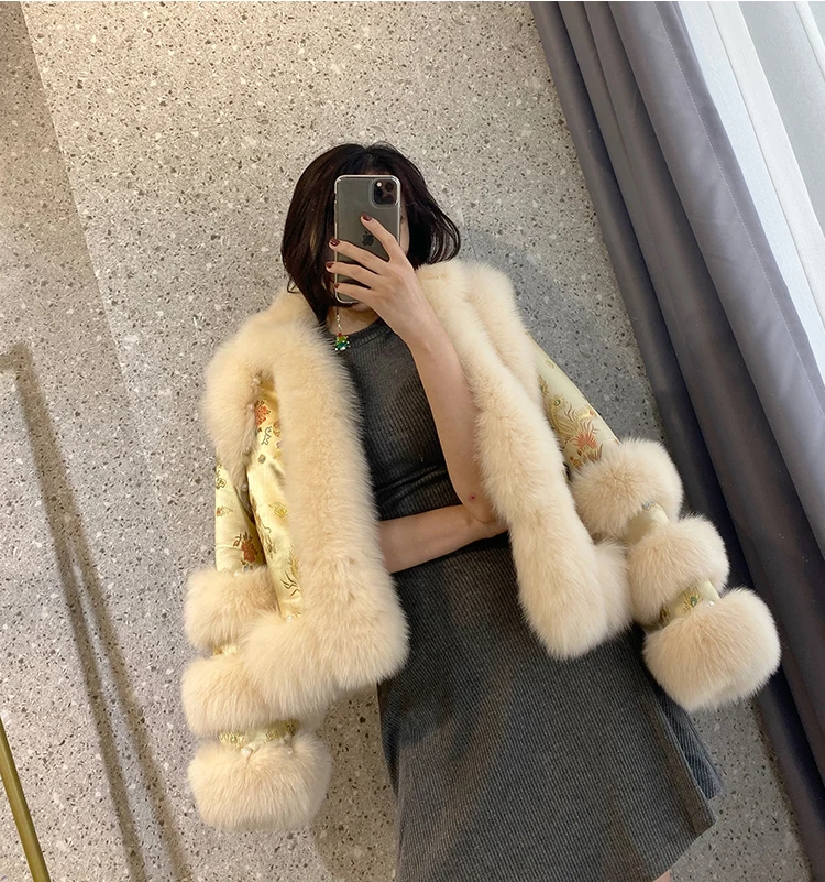 НОВЫЕ куртки из натурального Лисьего меха, женские пальто из натурального меха для женщин, пальто из натурального меха, подарок для девочек