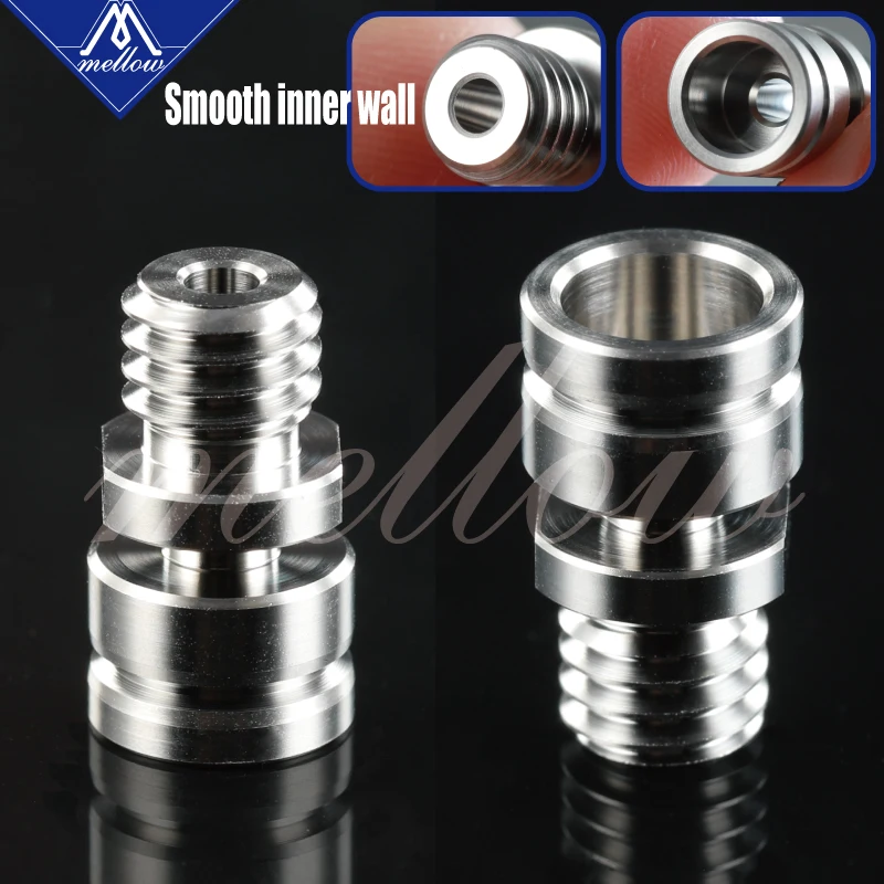 Цена Новейший мягкий супер гладкий Cr10 цельнометаллический титановый Теплоизоляционный Hotend комплект для Cr 10 Ender 3 теплоотвод 3D принтеры Micro Swiss