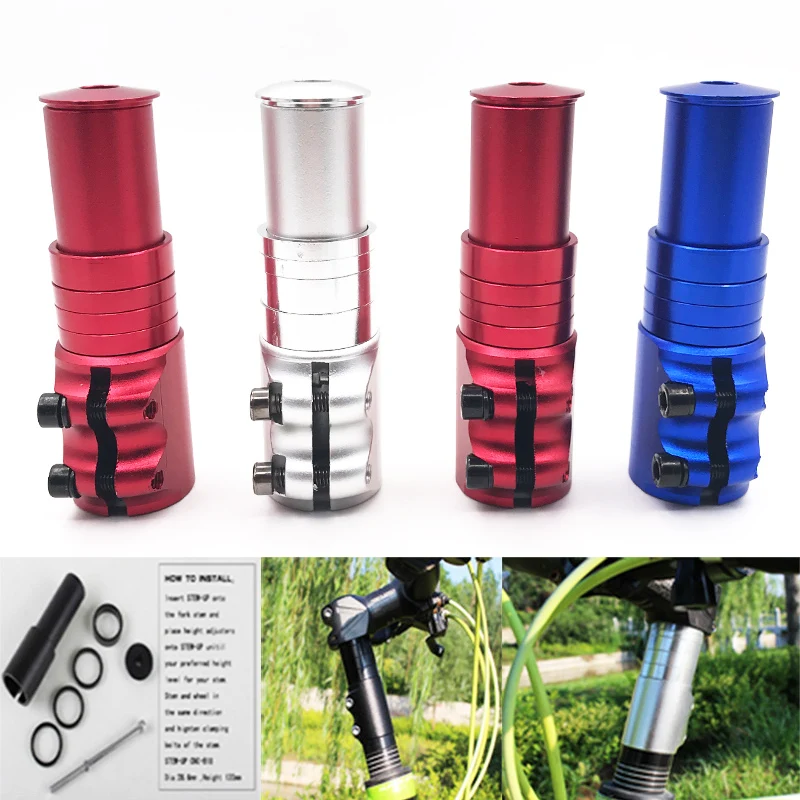 12cm Bicycle Handlebar Extender Fork Stem Rise Up Extension Heads Up