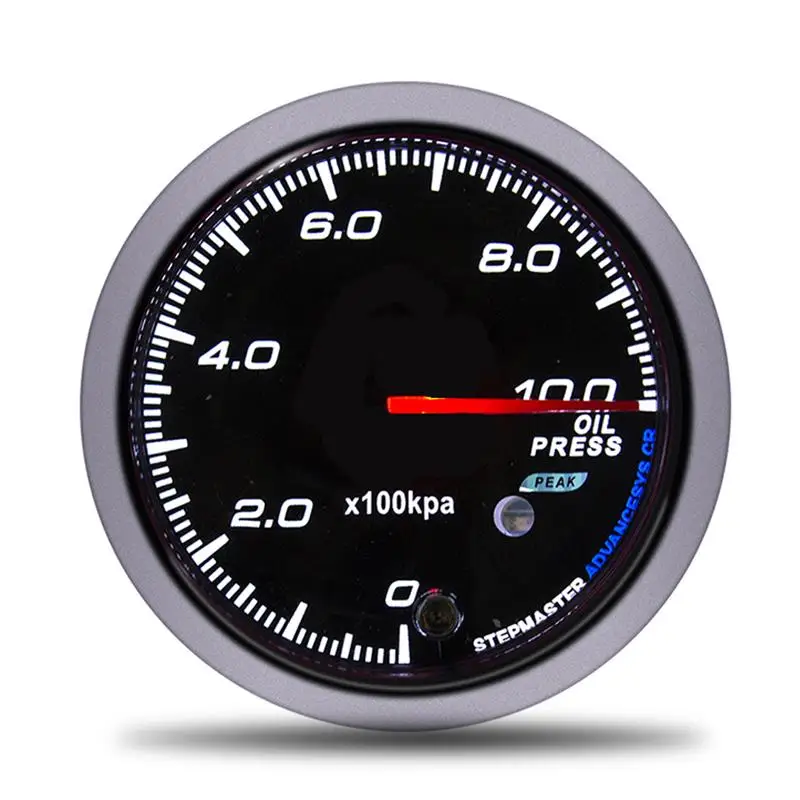oil pressure gauge Универсальный 60 мм Датчик температуры масла rpm метр Boost бар температура воды масло давление Тахометр вольт воздушный расход топлива вакуумные датчики - Цвет: oil pressure gauge