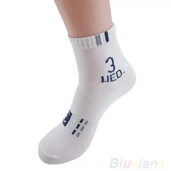 

Men's 7 Pairs Casual Fashion Socks Cotton Blend Printing Pattern Ankle Crew Sock