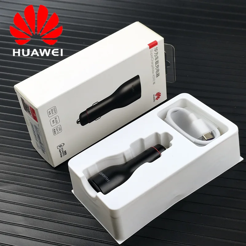Автомобильное зарядное устройство huawei supercharge 40 Вт двойной Usb быстрая зарядка 5А usb type c кабель для mate 30 20 10 pro P10 P20 P30 NOVA 5t 6