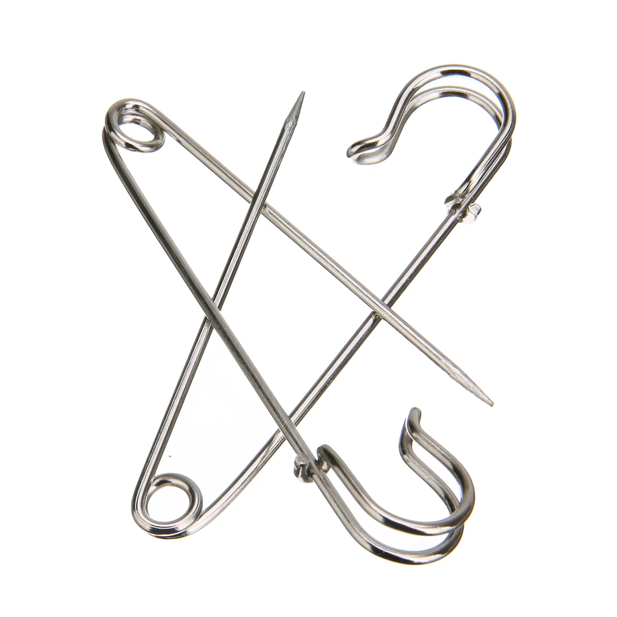 12pcs/set Large Heavy Duty Stainless Steel Big Jumbo Safety Pin Blanket  Crafting Diy For Wedding Bouquet Brooch Decoration - Pins & Pincushions -  AliExpress