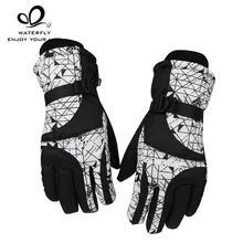 WATERFLY,, лыжные перчатки, сноуборд, мотоциклетные, Зимние перчатки для мужчин и женщин, снегоходы, водонепроницаемые, унисекс, зимние перчатки